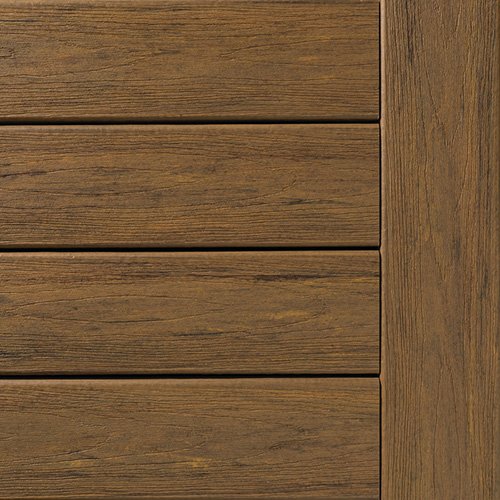 TimberTech Reserve kolekcijos terasa, lentų spalva Antique Leather